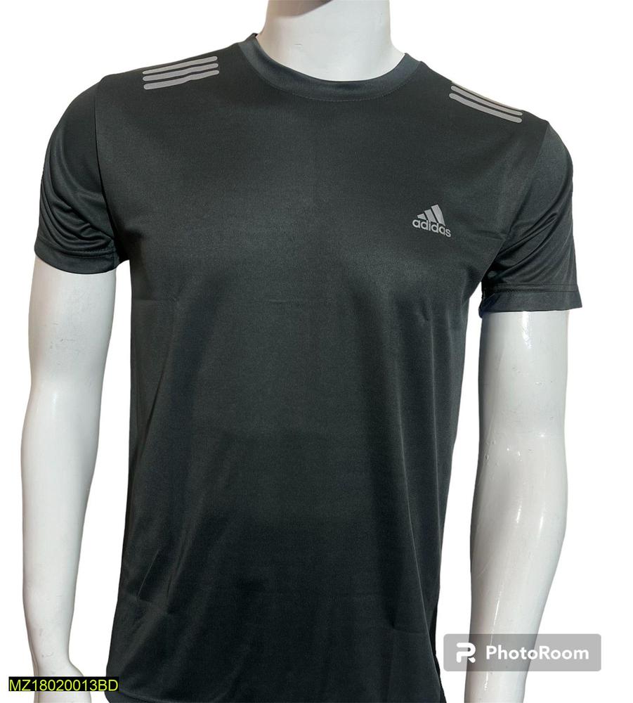 1 Pc Polyester Plain T-Shirt