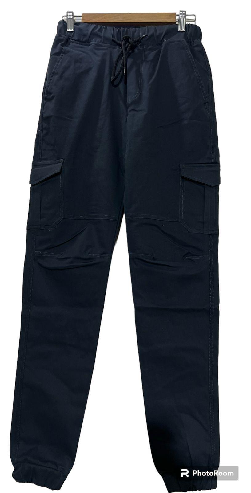 1 Pc Men's Cotton Plain Cargo Pants