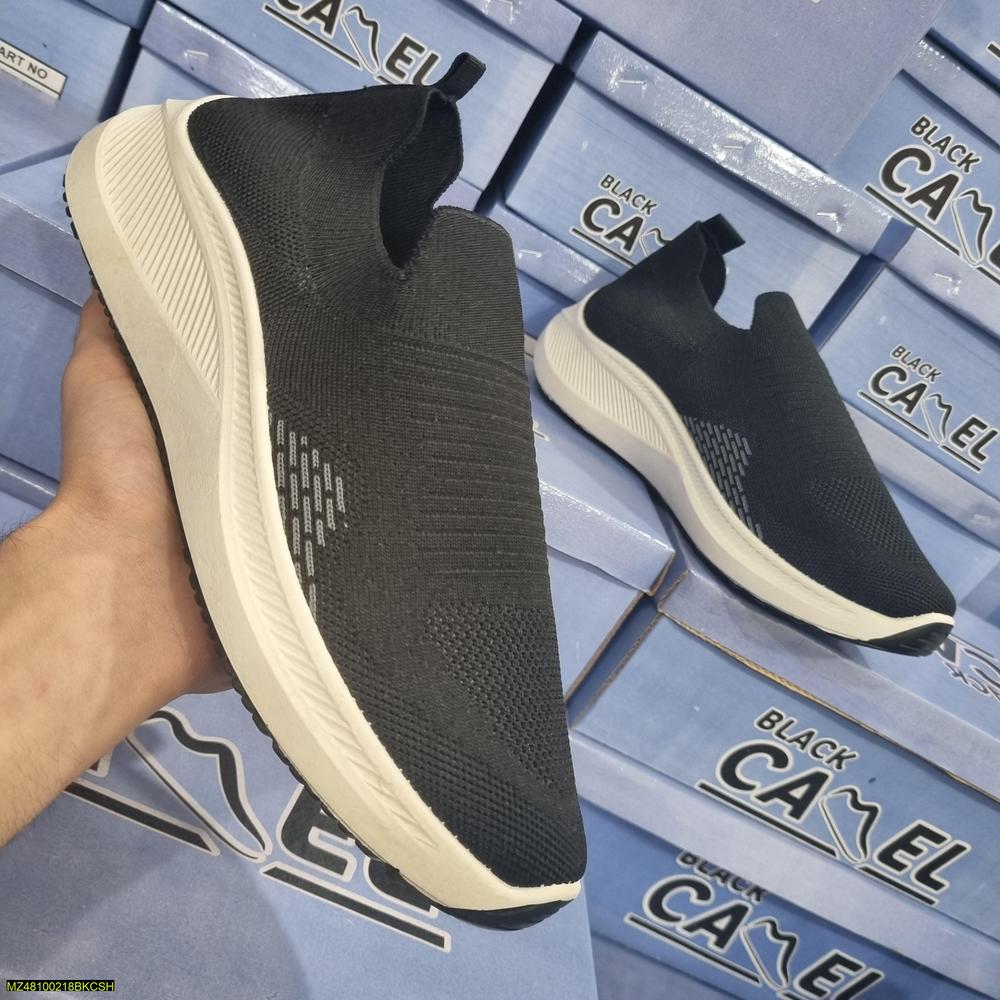 Slip On Joggers Shoes - Weloy, Black