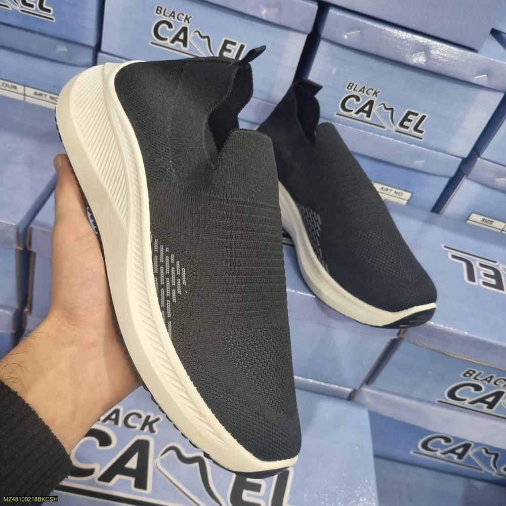 Slip On Joggers Shoes - Weloy, Black