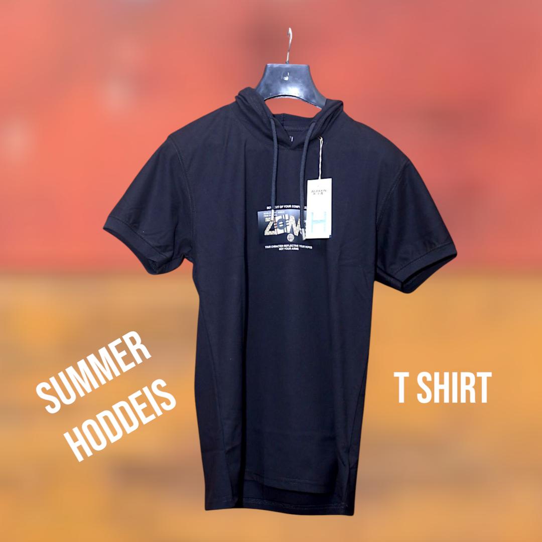 1 Pc Men's Cotton Plain T-Shirt