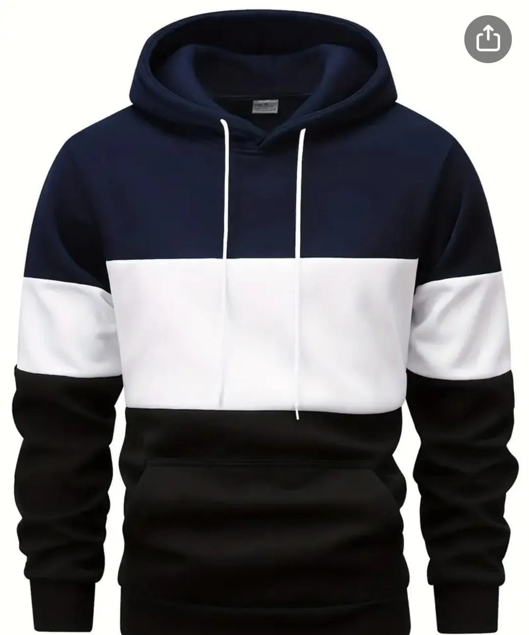 Fleece Plain Hoodie