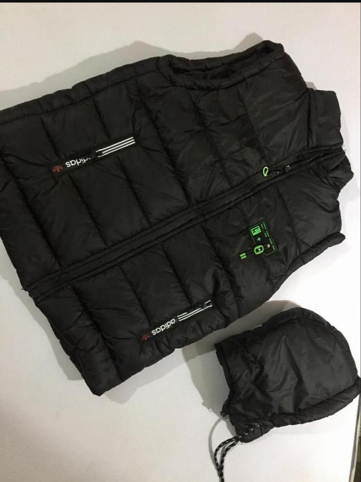 1 Pc Men's Parachute Printed Sleeveless Jacket