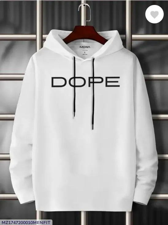 1 Pc Men's Cotton Printed Hoodie