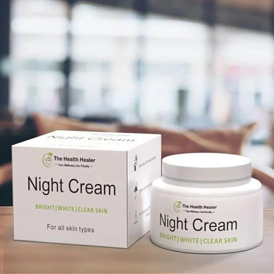 Brightening & Hydrating Night Cream - 1 Pcs for All Skin Types
