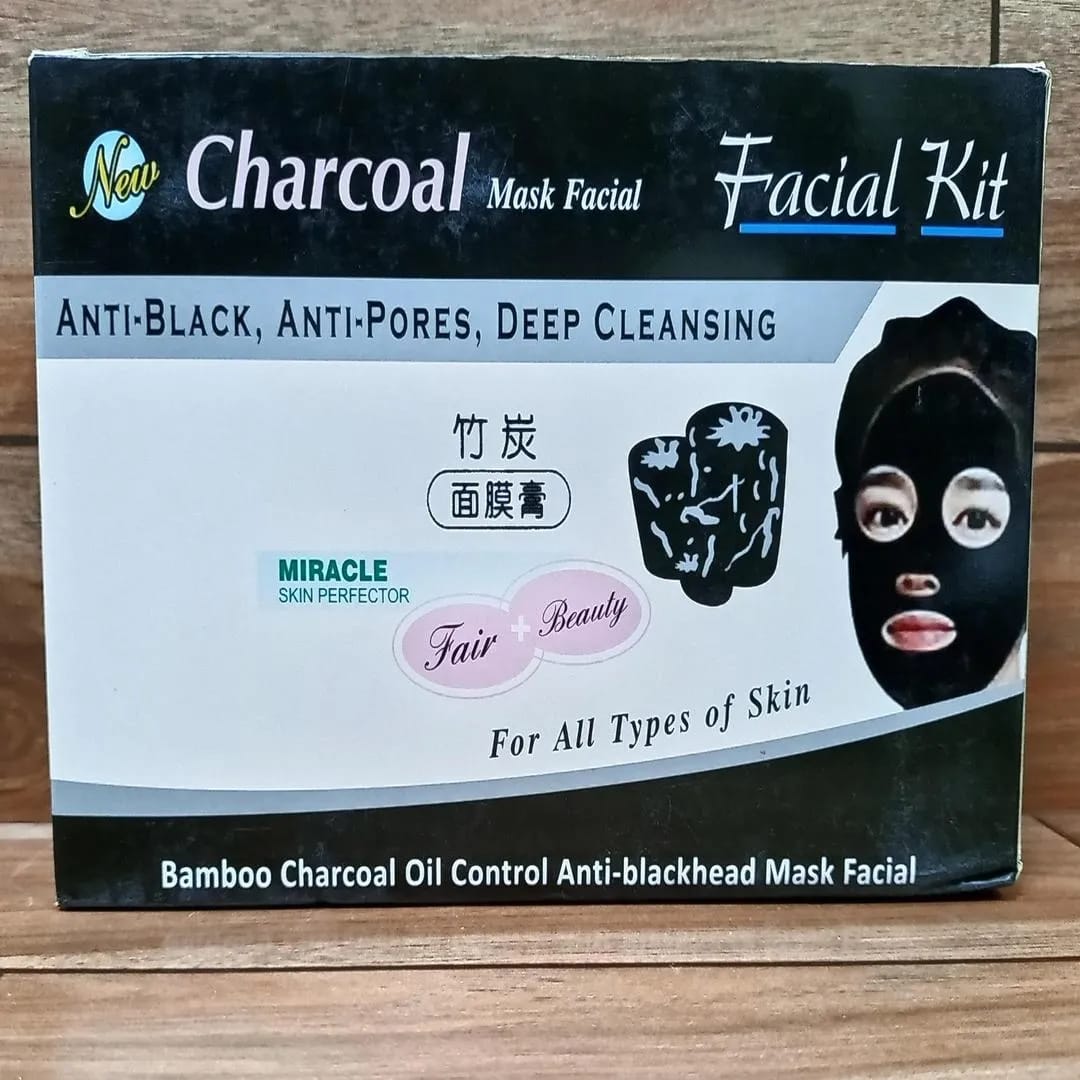 Charcoal Facial Kit 6 x 100 ML