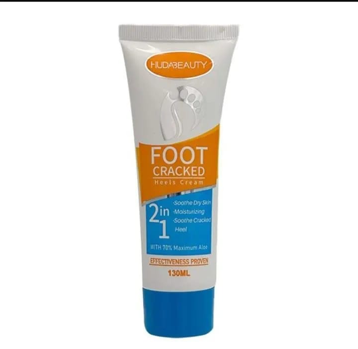 Foot Cracked 2 in 1 Foot and Heel (130ML) By Huda Beauty