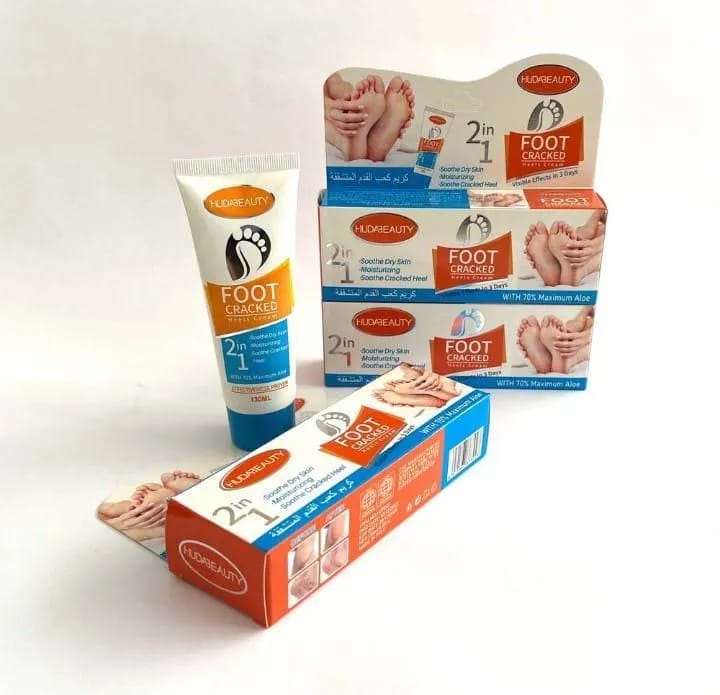 Foot Cracked 2 in 1 Foot and Heel (130ML) By Huda Beauty