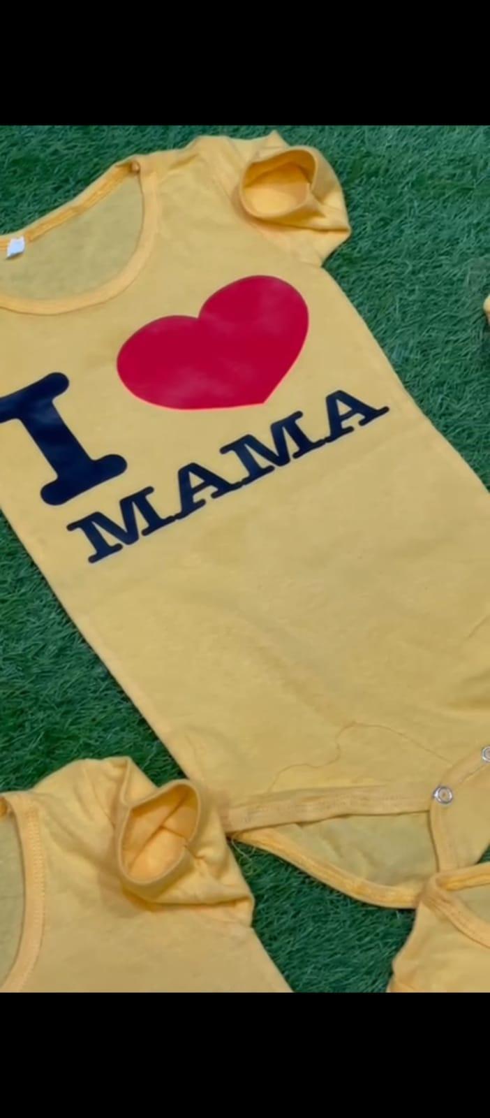 Baby Boy Jersey Printed Romper Set