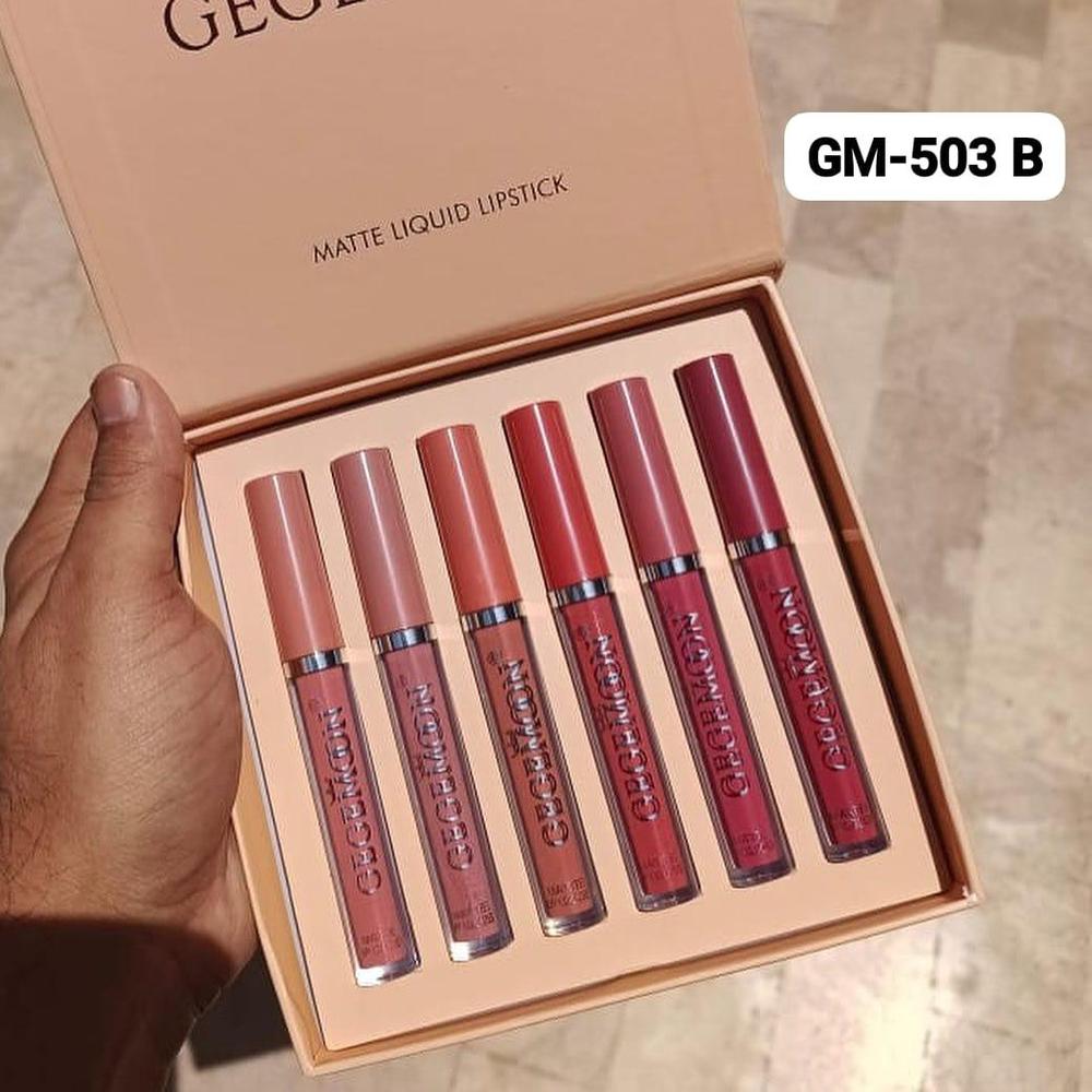 6 Colors Long Lasting Velvet Liquid Lipsticks