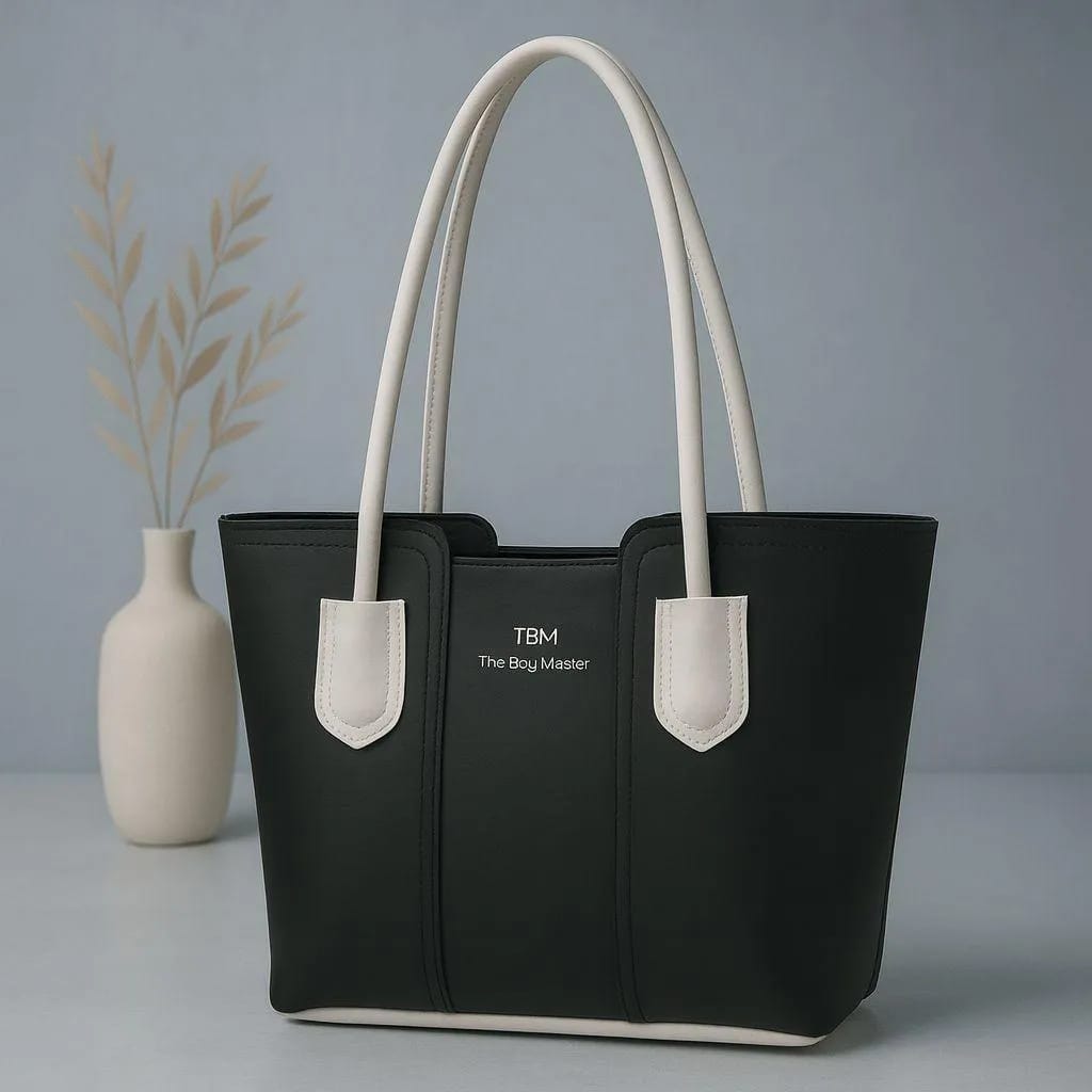 Women's PU Leather Plain Shoulder Bag