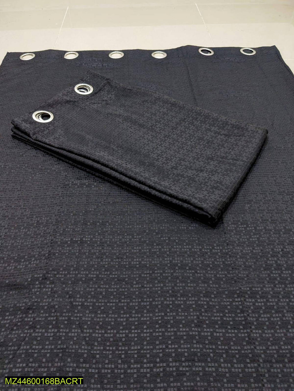 1 Pc Jacquard Plain Curtains