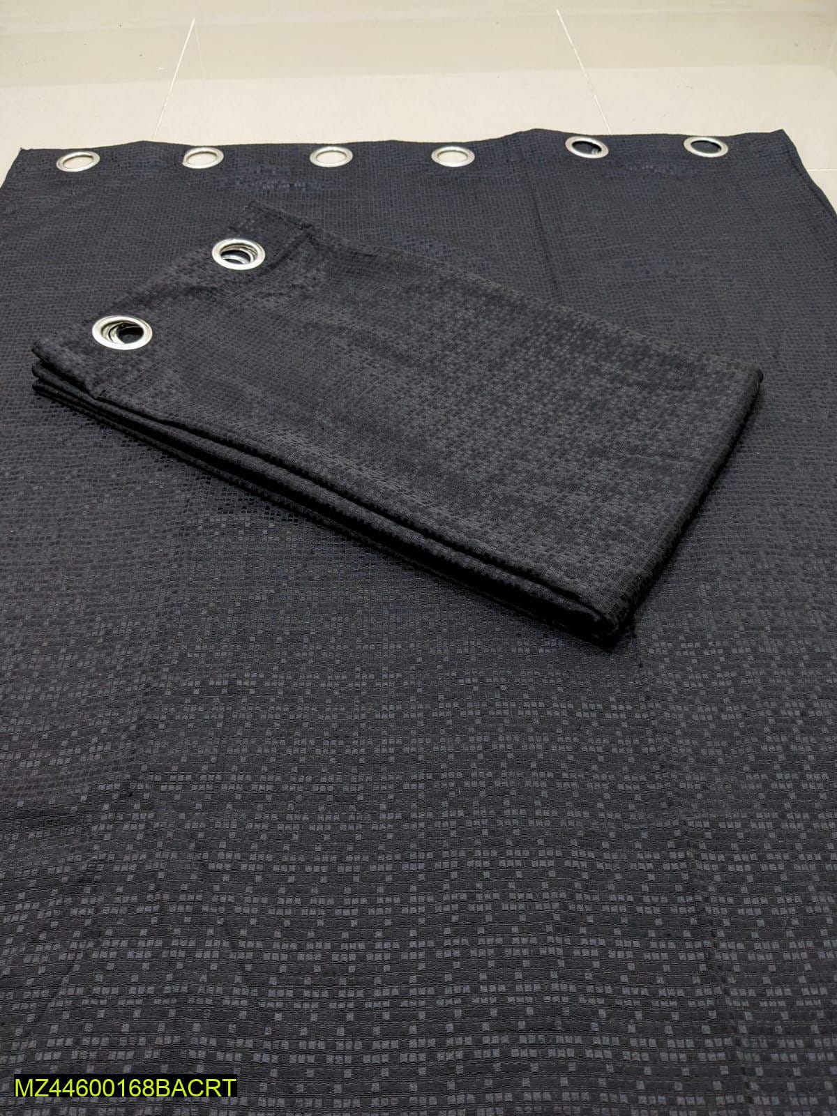 1 Pc Jacquard Plain Curtains