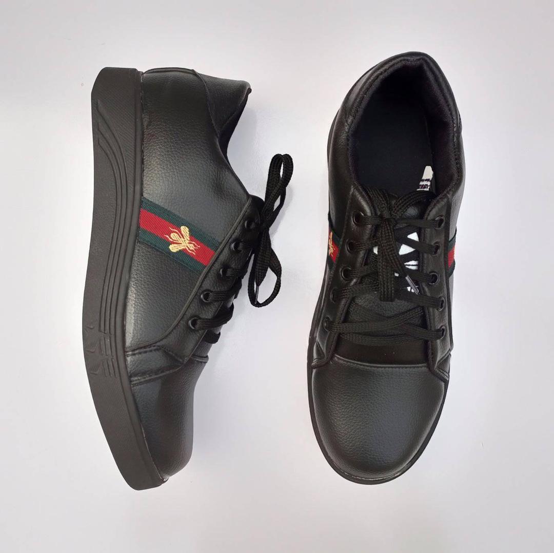 Men's Rubber Casual Sneakers (GU-Black)