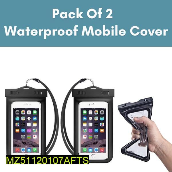Waterproof  Cover for Mobile - Pack of 2