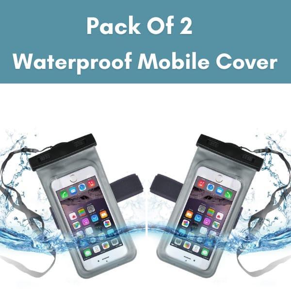 Waterproof  Cover for Mobile - Pack of 2