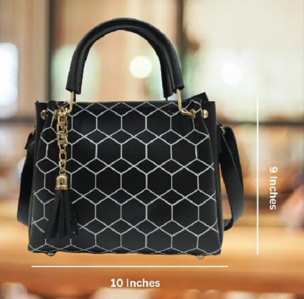 : Women's PU Leather Printed Shoulder Bag