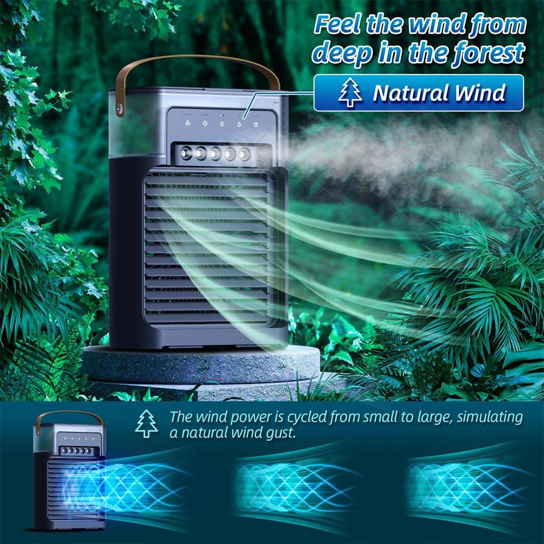 Portable Mini Air Conditioner - 1 Pc Personal Cooling Solution