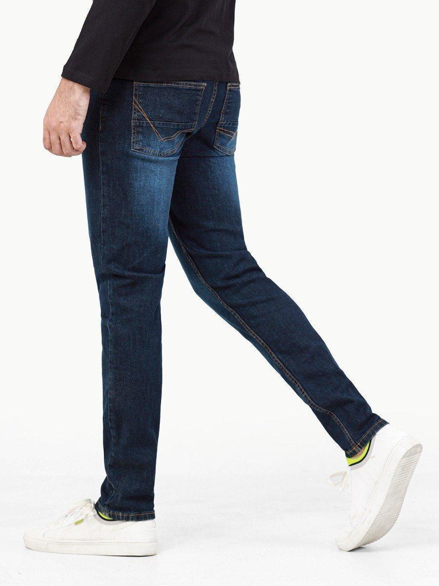 Men's Denim Jeans - 1 Pc, Plain Style, Available in Multiple Sizes