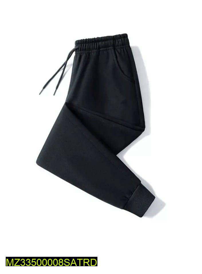 1 Pc Men's Stitched Cotton Jersey Plain Trouser